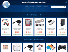 Tablet Screenshot of mundonovedades.com.ar